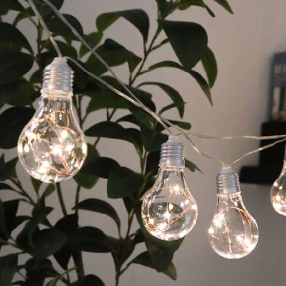 Other - Edison style string lights silver